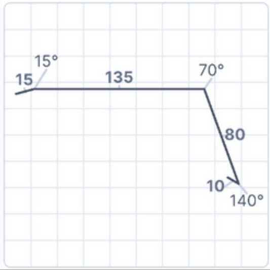 Fotplåt 80 Svart - Färdig pall (300 m)